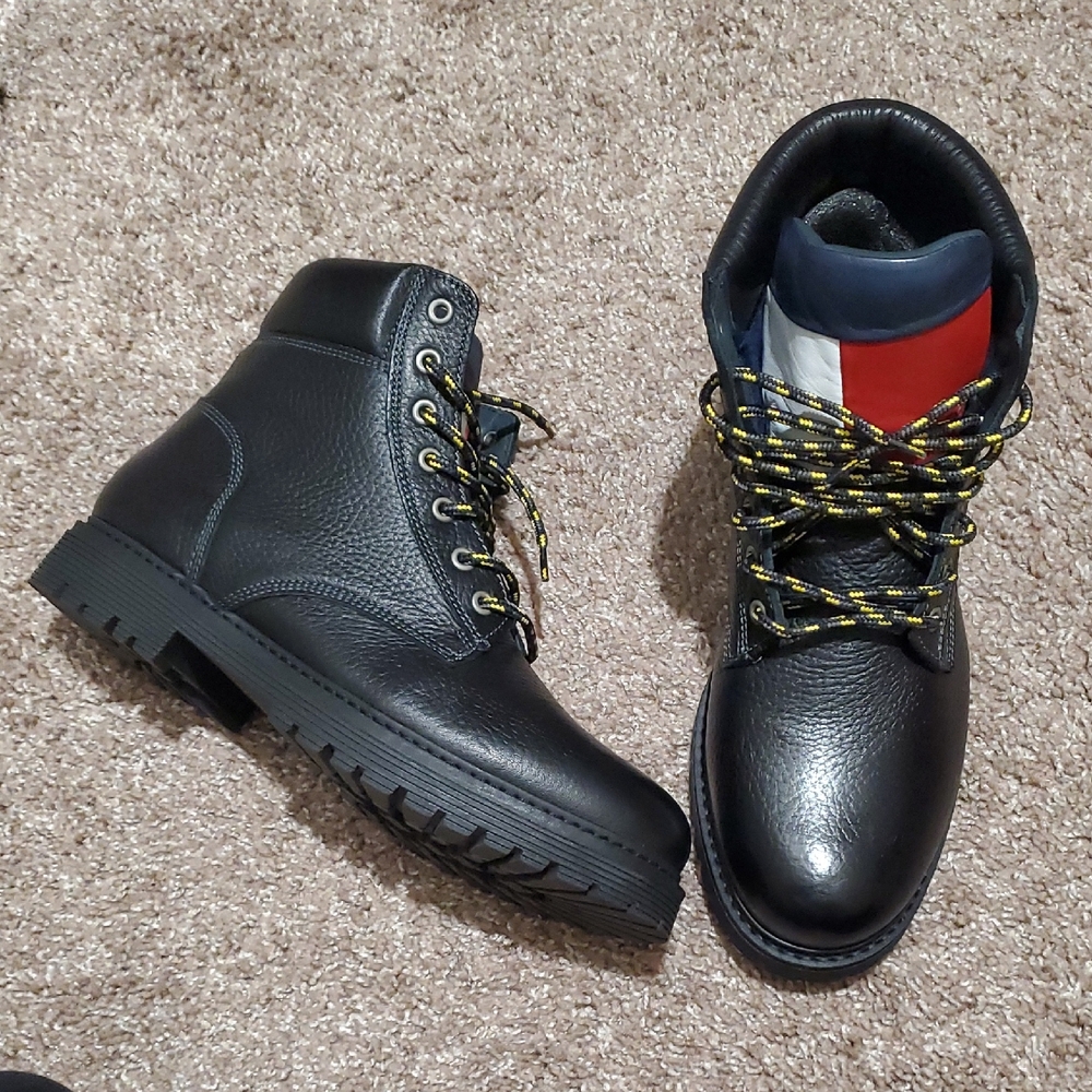 Tommy Jeans Leather Outdoor Boot